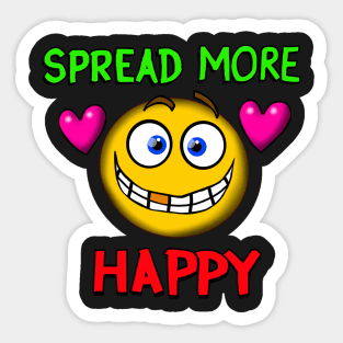 spread more Happy Sticker